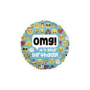 Fooliumist õhupall "TÄHT", kuldne, mustriga, holograafiline