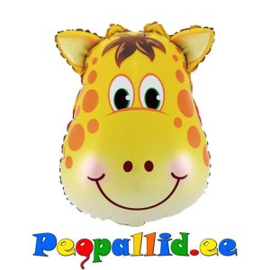 Латексный шар «жёлто-оранжевый мрамор»