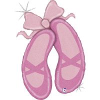 Foil balloon «POINTE SHOES», pink