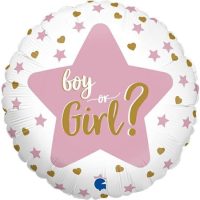 Foil balloon «Boy or Girl» round