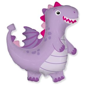 Fooliumist õhupall "ROOS", punane