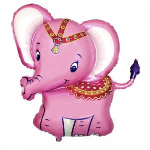 Fooliumist õhupall «Elevant», roosa