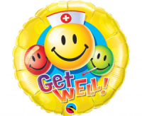 Emoji «Get Well!» round