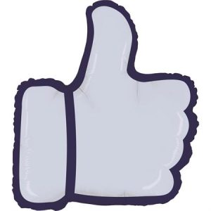 Foil balloon emoji «LIKE»