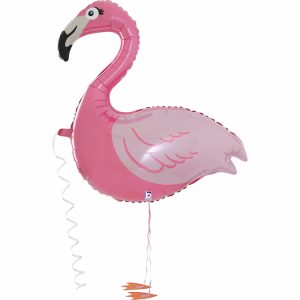 Flamingo-kondiv-GR-18103-P Latex balloon «pink metalic»