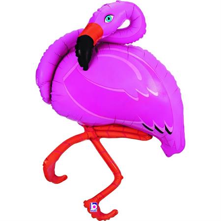 Fooliumist õhupall «FLAMINGO», erkroosa