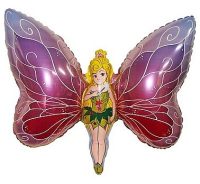 Foil balloon «Fairy», pink
