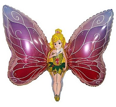 Foil balloon «Fairy», pink