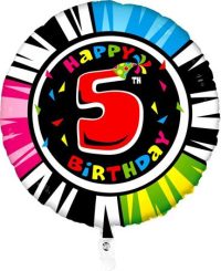 Happy Birthday «5» round