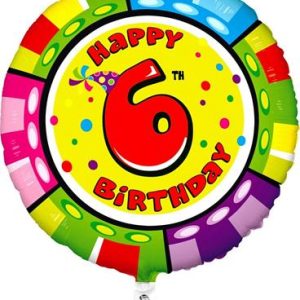 1 Aasta tüdrukule kaisukaruga «Happy Birthday», ümmargune