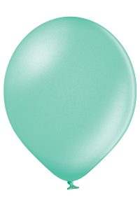 Latex balloon «light green metallic»