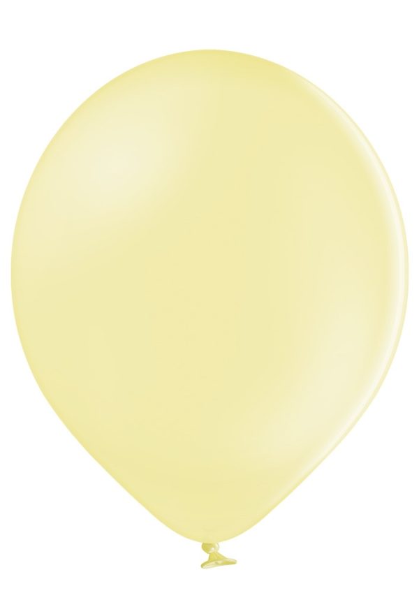 Helekollane-matt-117 Latex balloon «pastel light yellow»