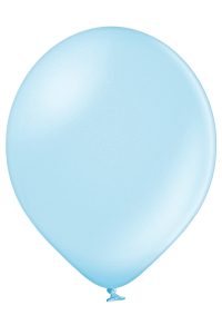 Latex balloon «light blue metallic»