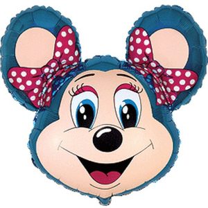 Единорог «Have a magical birthday», круглый, голова