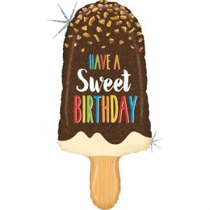 Фольгированный шар кекс «HAPPY BIRTHDAY!», цветной