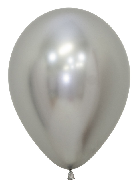 KROOM-HOBEDANE Latex balloon «glossy silver»