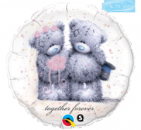 Teddy bears «Together Forever», round
