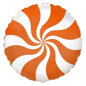 Foil balloon «Balloon» marble - pink, white, golden