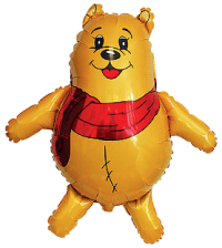 Foil balloon «Winnie the Pooh», yellow