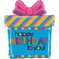 Fooliumist õhupall, kingitus «HAPPY BIRTHDAY TO YOU!», sinine