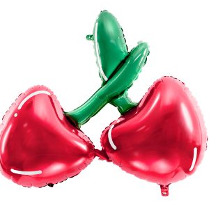 Kirss-punane-FB66 Latex balloon «glossy silver»