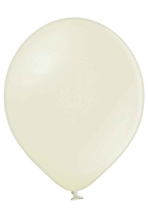 Latex balloon «ivory metallic»