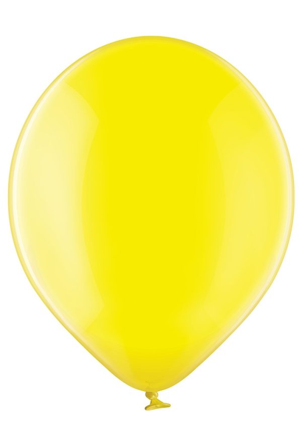Latex balloon «crystal yellow»