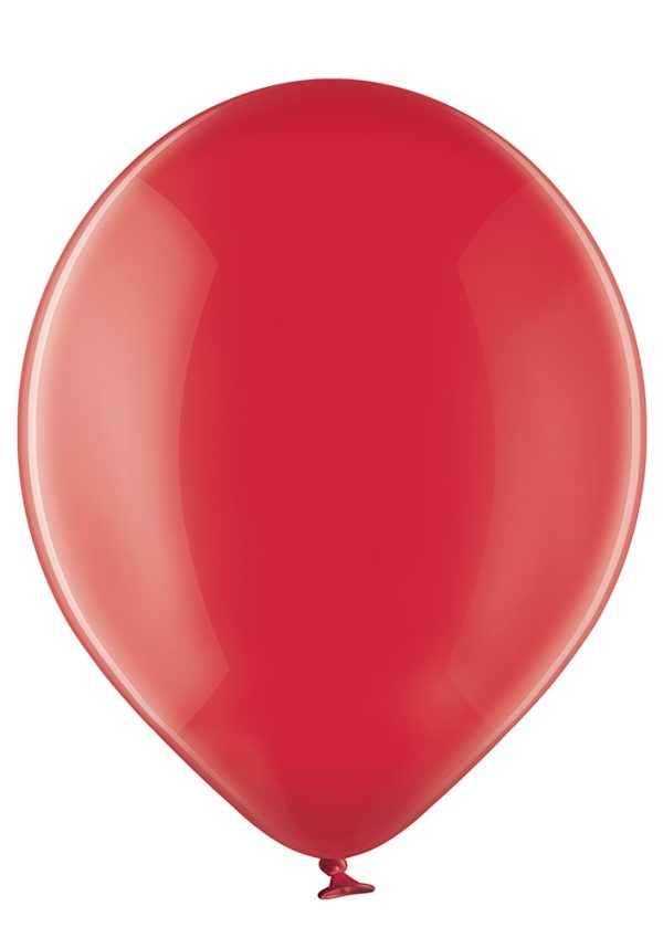 Kristalne-punane-131 Latex balloon «royal red»