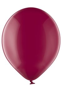 Latex balloon «crystal burgundy»