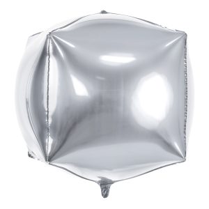 Foil balloon "BALL" marble green-white-gold