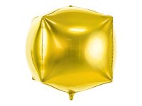 Foil balloon "CUBE" golden