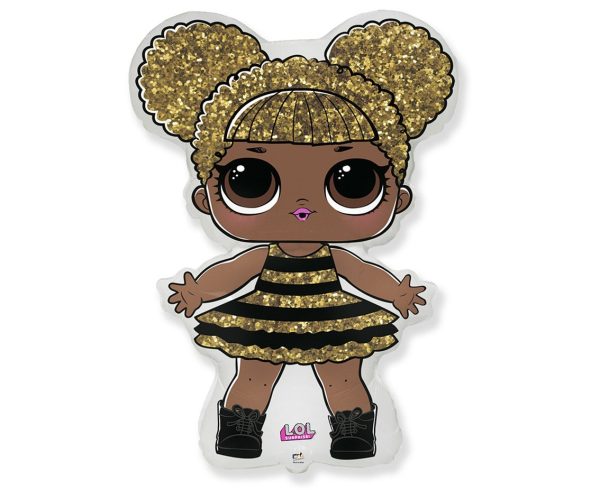 Foil balloon «LOL dolls, Queen Bee»