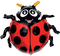 Foil balloon «Ladybug»