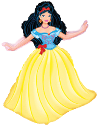 Foil balloon «Snow White»