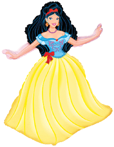 Foil balloon «Snow White»