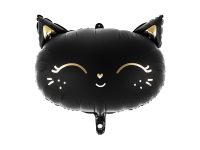 Foil balloon "CAT" black
