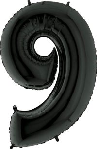 Fooliumist õhupall "NUMBER 9" must