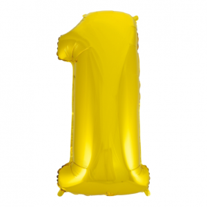 Number-1-kuldne-FG-C85Z1 Konfetikahur "KAMEELEON"