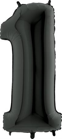 Fooliumist õhupall "NUMBER 1" must