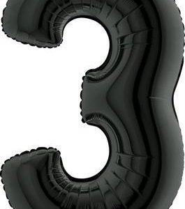 Foil balloon "NUMBER 1" dark blue