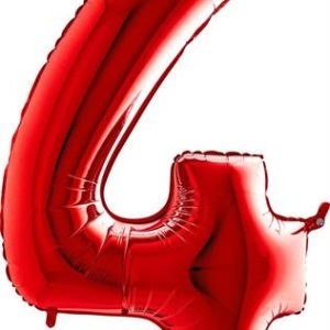 Fooliumist õhupall "NUMBER 3" kuldne roosa särav