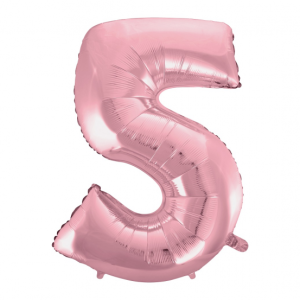 Foil balloon "NUMBER 3" holo glitter silver