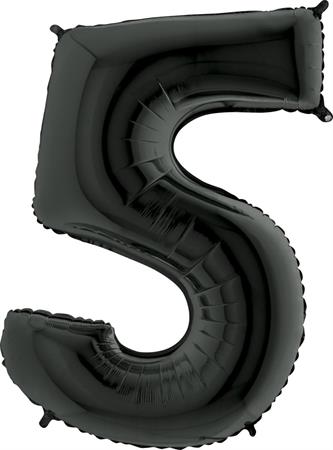 Fooliumist õhupall "NUMBER 5" must