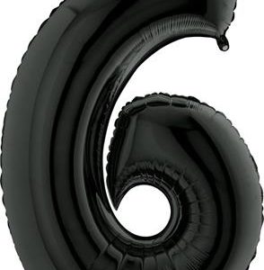 Fooliumist õhupall "NUMBER 6 KAPSAUSS"