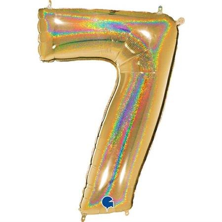 Number «7» gold
