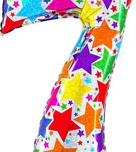 Number-7-tahtedega-GR-85847H-P Star, blue, metallic