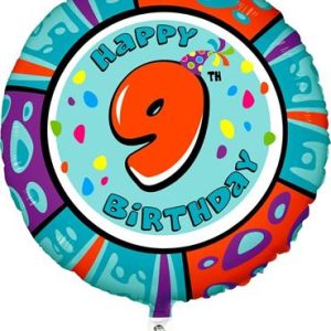 1 Aasta tüdrukule kaisukaruga «Happy Birthday», ümmargune