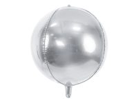 Foil balloon "BALL" silver
