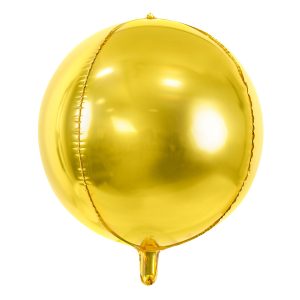 Foil balloon "18 BIRTHDAY" golden, round
