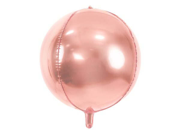 Pall-roosa-kuldne-FB13M-019R Foil balloon "BALL" pink-gold